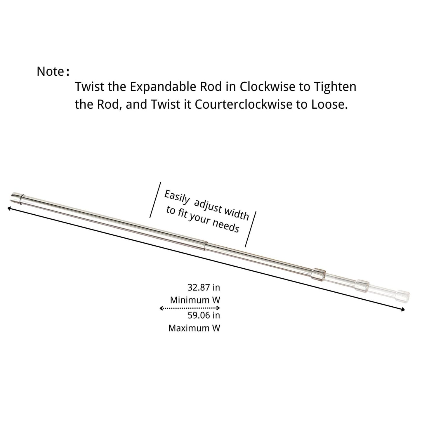 20"-120" W Wooden Closet System with Doors and Drawers