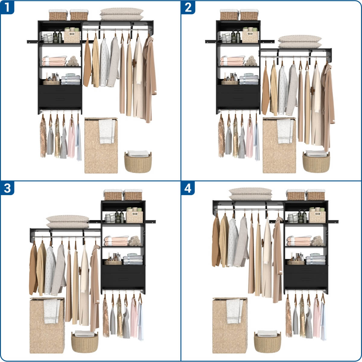 60'' Wide Laundry Wall Cabinet with 2 Drawers