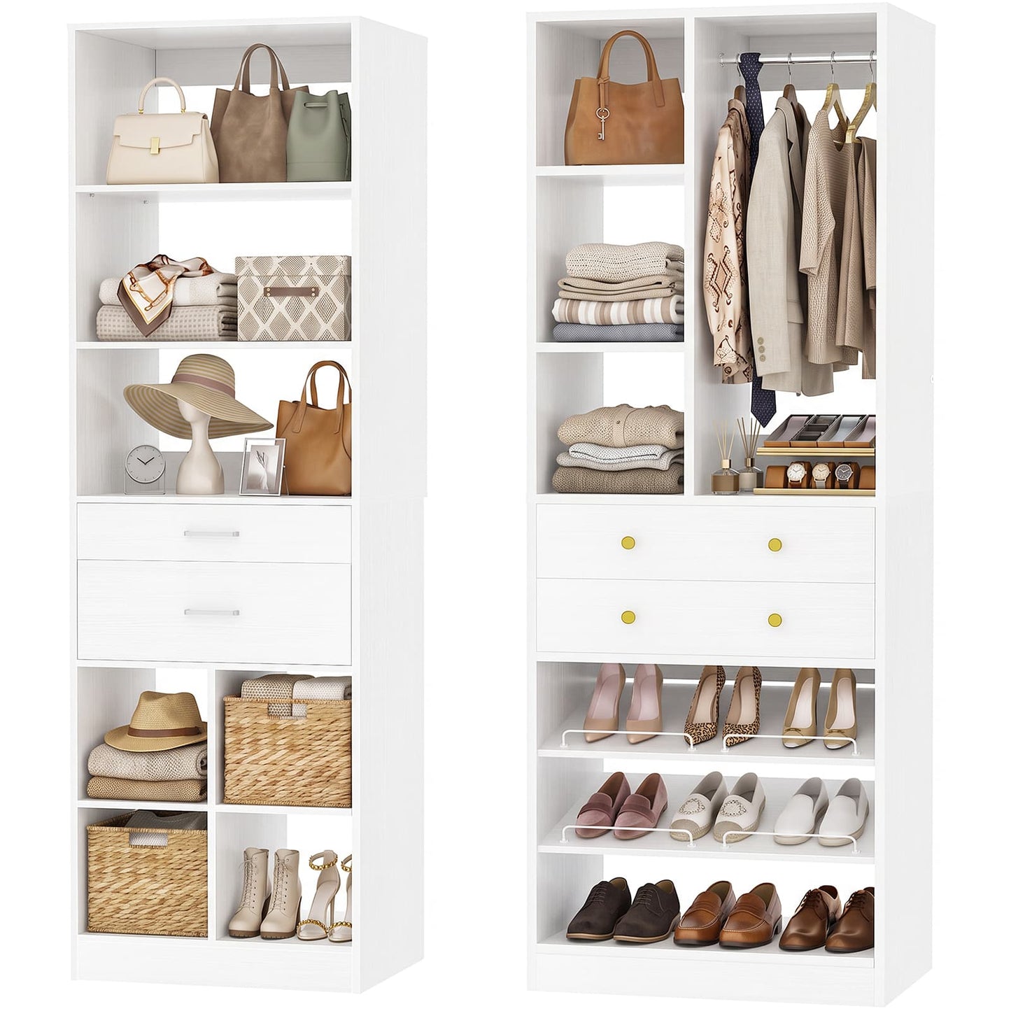 Closet System Set of 2