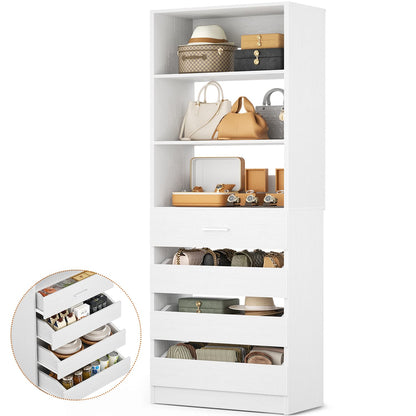 Besiost 80"H Pantry Cabinet with Drawers