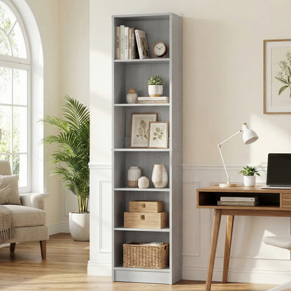 Besiost Bookcase with 2 Adjustable Shelves