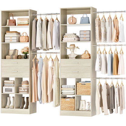 Besiost Closet System, 6ft-8.3ft