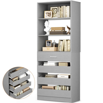 Besiost 80"H Pantry Cabinet with Drawers