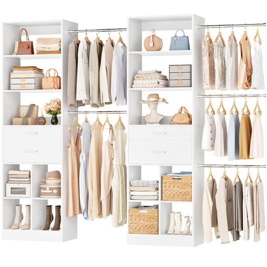 Besiost Closet System, 6ft-8.3ft