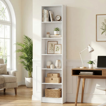 Besiost Bookcase with 2 Adjustable Shelves