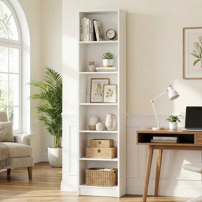 Besiost Bookcase with 2 Adjustable Shelves