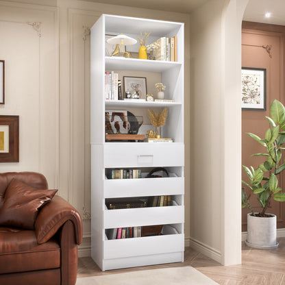 Besiost 80"H Pantry Cabinet with Drawers