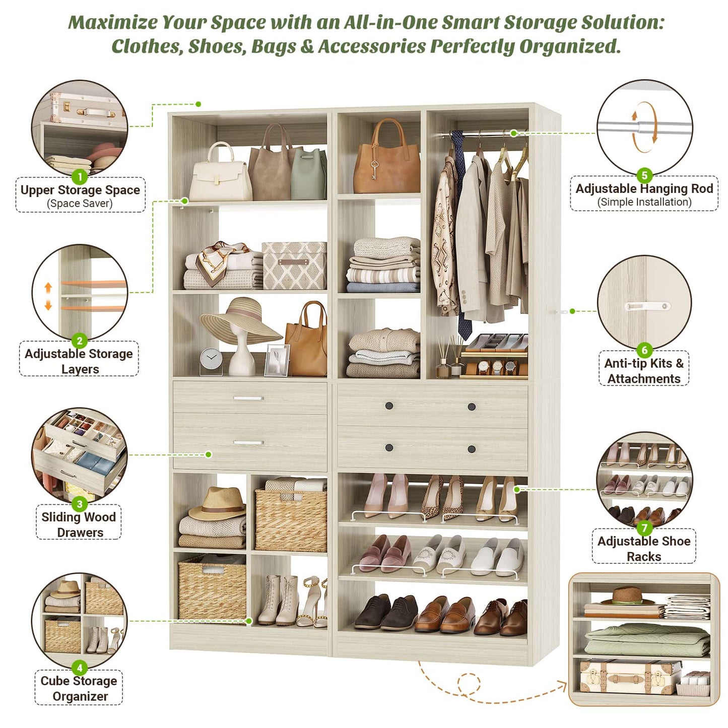 Closet System Set of 2