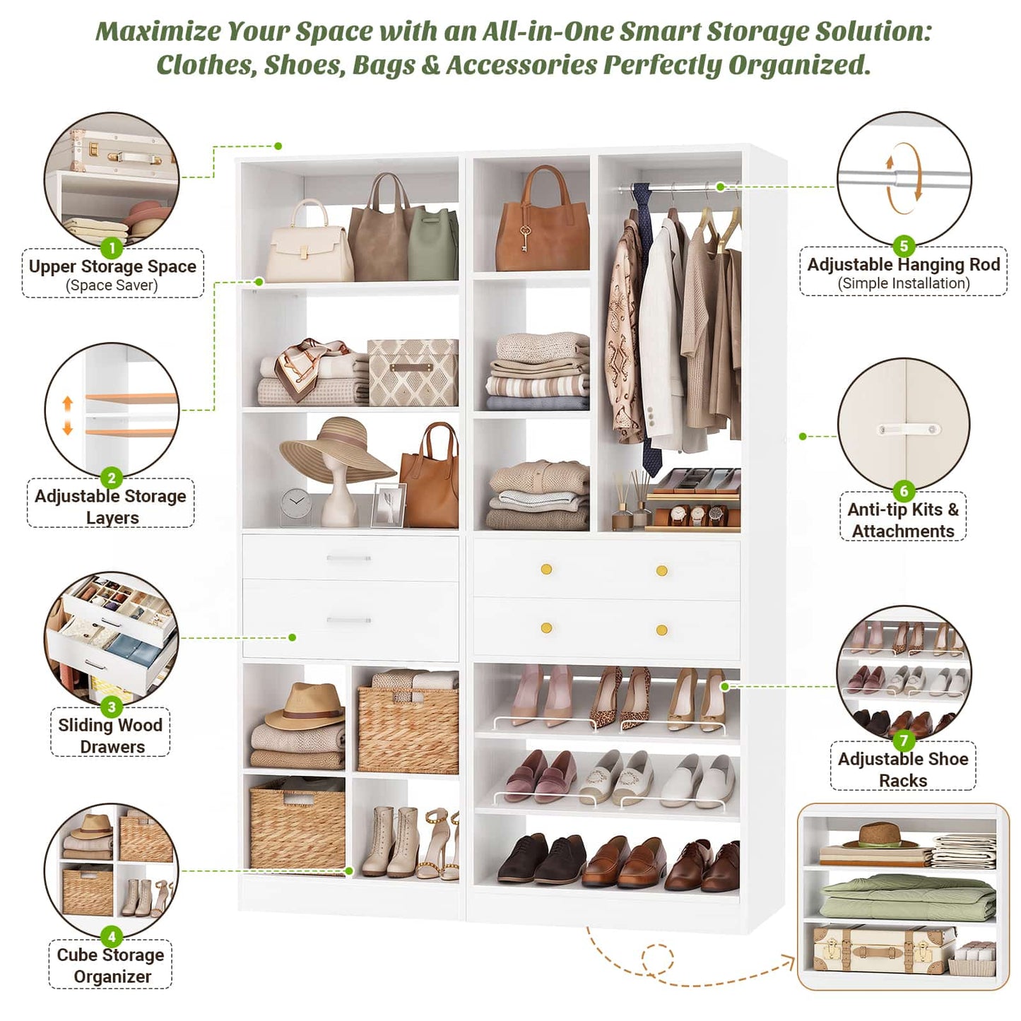 Closet System Set of 2