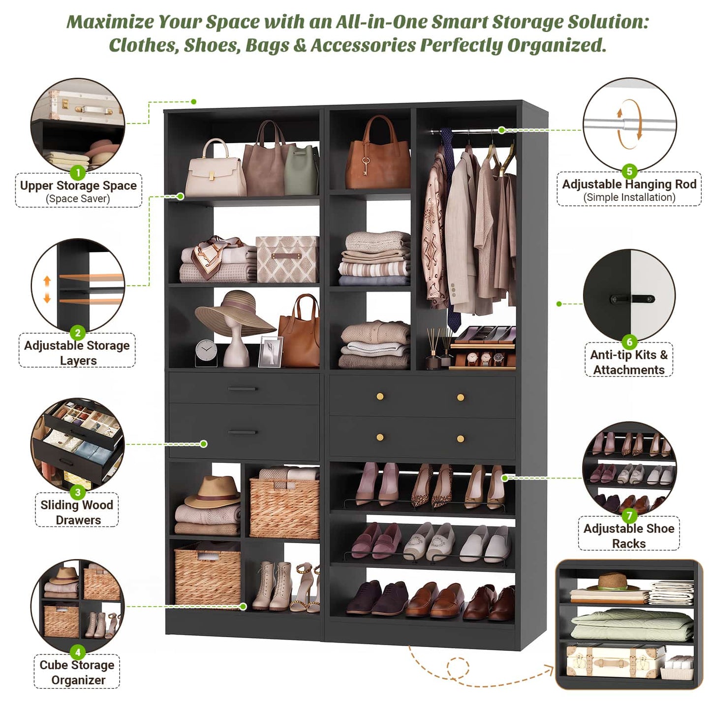 Closet System Set of 2