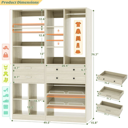 Closet System Set of 2