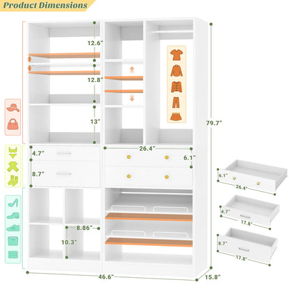 Closet System Set of 2