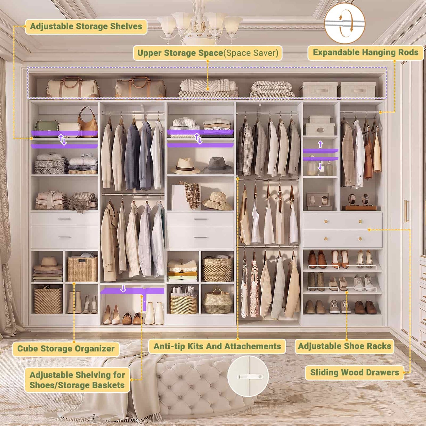 Closet System Set of 2