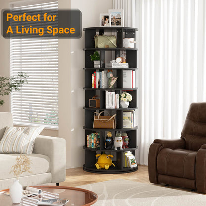7-Tier Shoe Rack, 28-32 Pair Rotating Shoe Rack Tower