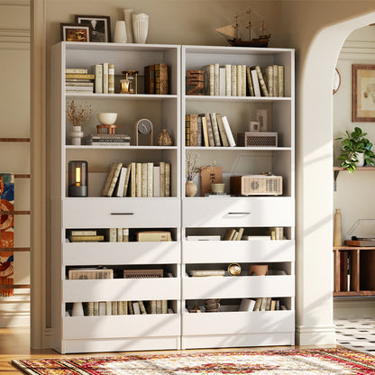 Besiost 80"H Pantry Cabinet with Drawers