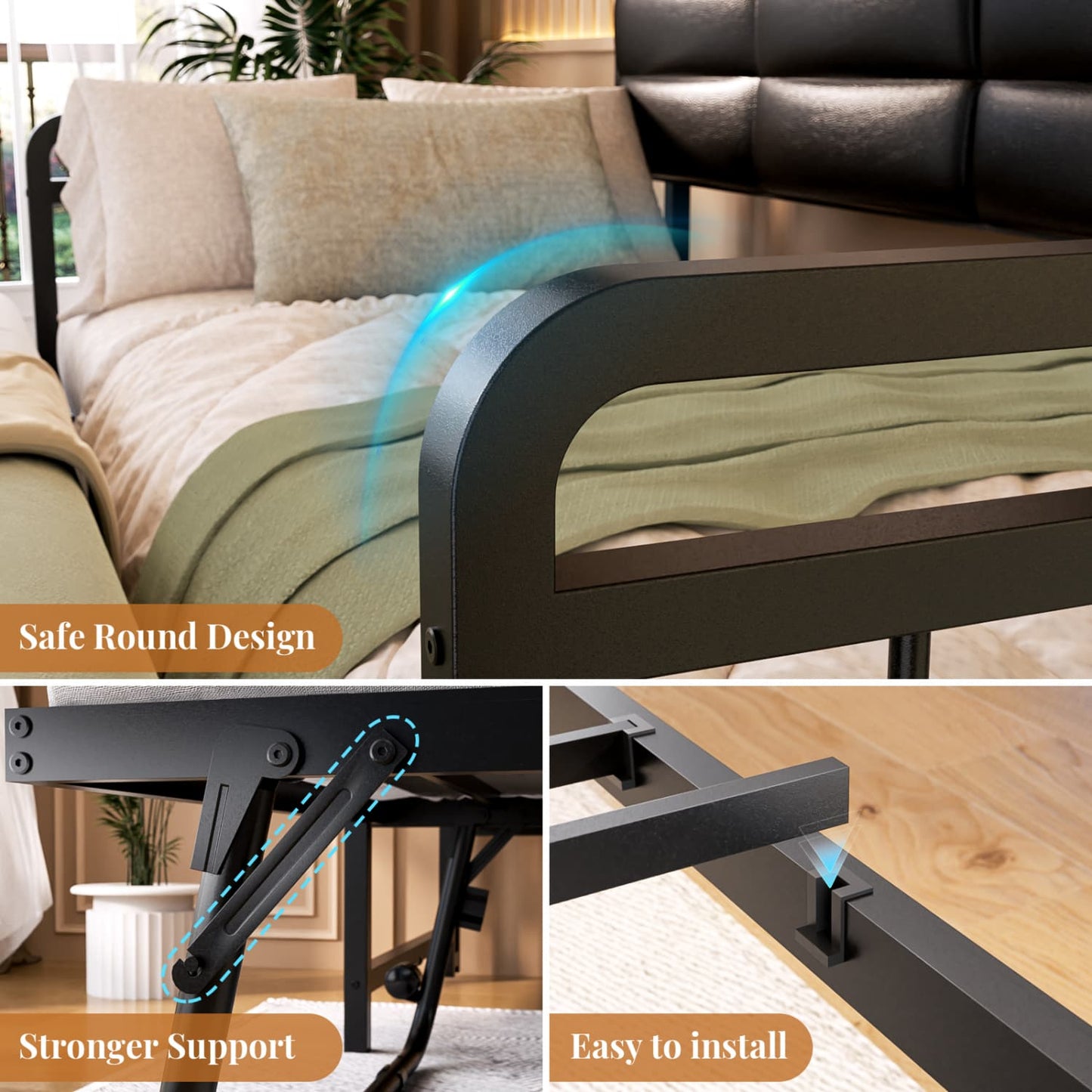 Daybed with Trundle and Charging Station