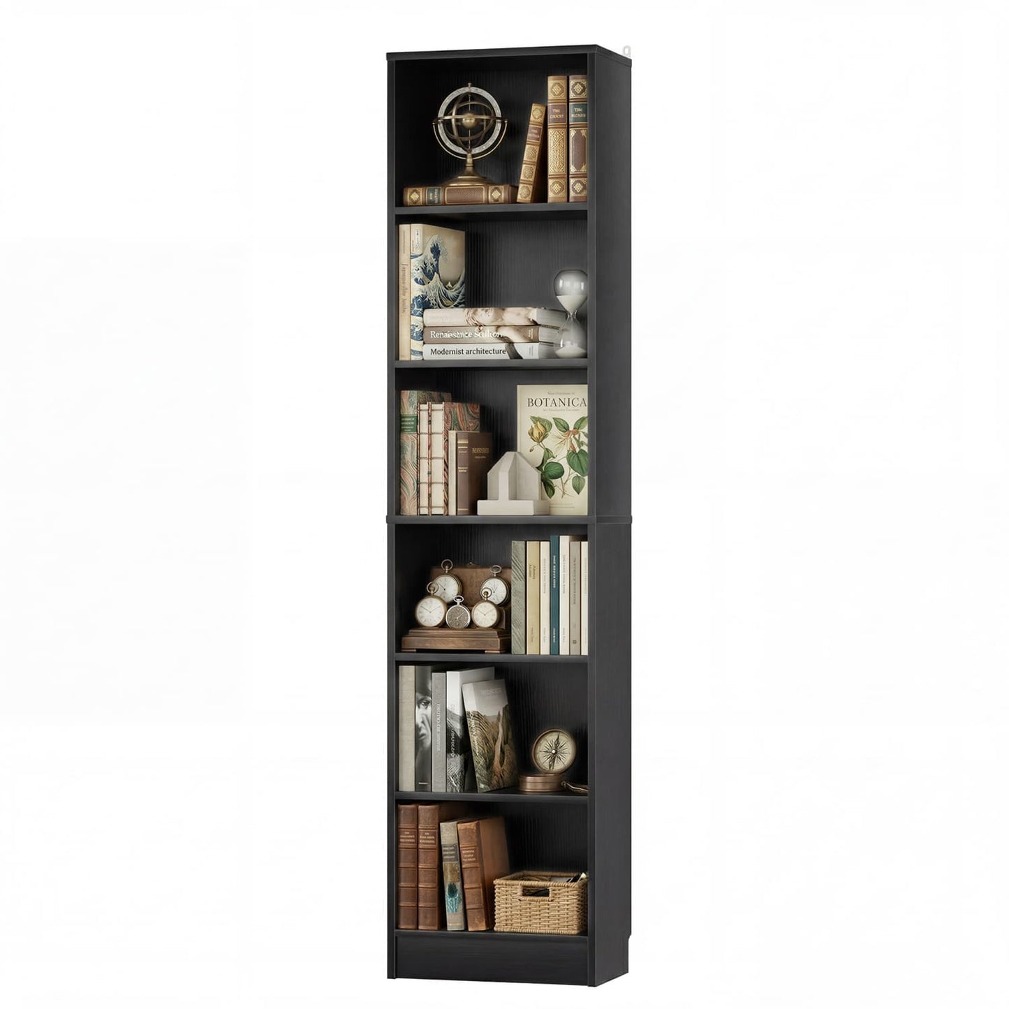 Besiost Bookcase with 2 Adjustable Shelves