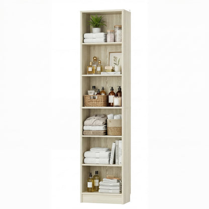 Besiost Bookcase with 2 Adjustable Shelves