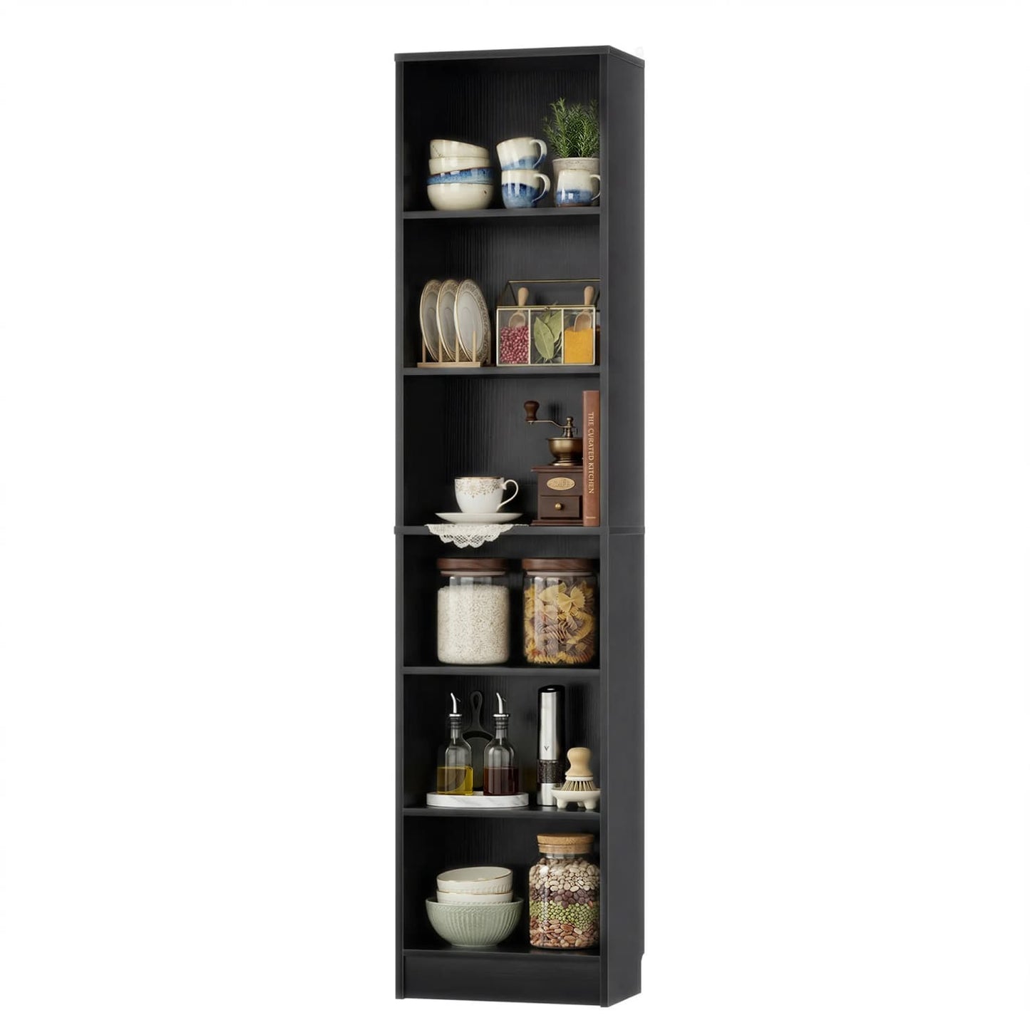 Besiost Bookcase with 2 Adjustable Shelves
