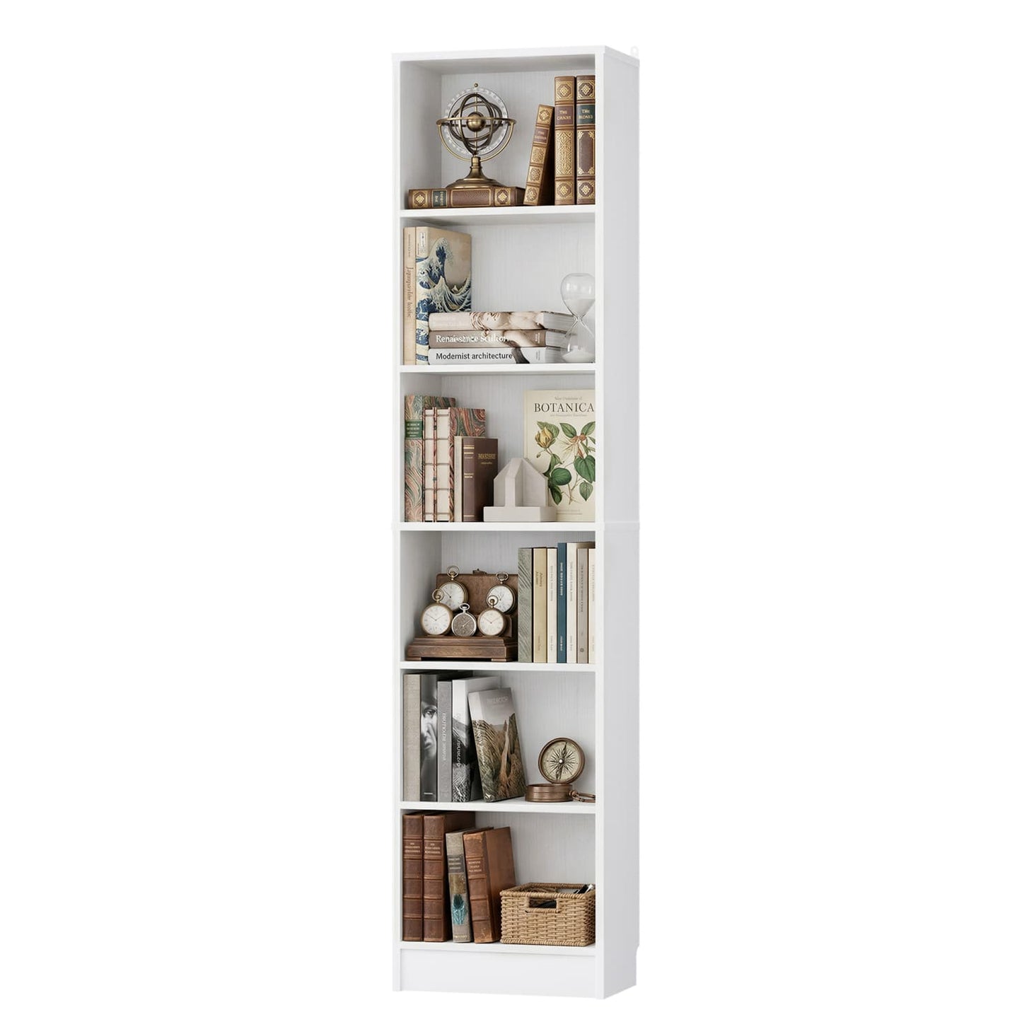 Besiost Bookcase with 2 Adjustable Shelves