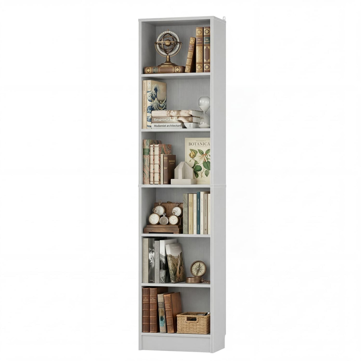 Besiost Bookcase with 2 Adjustable Shelves