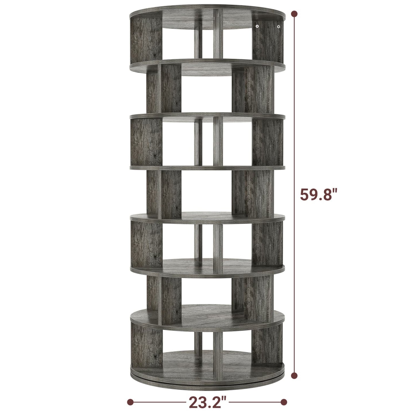 7-Tier Shoe Rack, 28-32 Pair Rotating Shoe Rack Tower