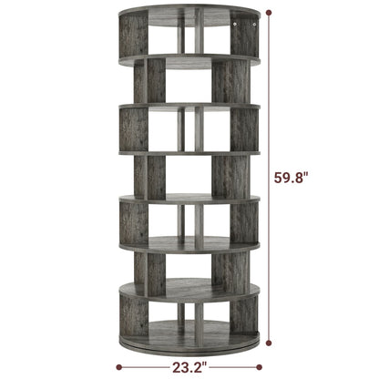 7-Tier Shoe Rack, 28-32 Pair Rotating Shoe Rack Tower
