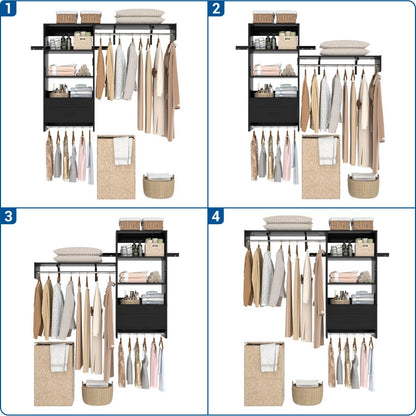 60'' Wide Laundry Wall Cabinet with 2 Drawers