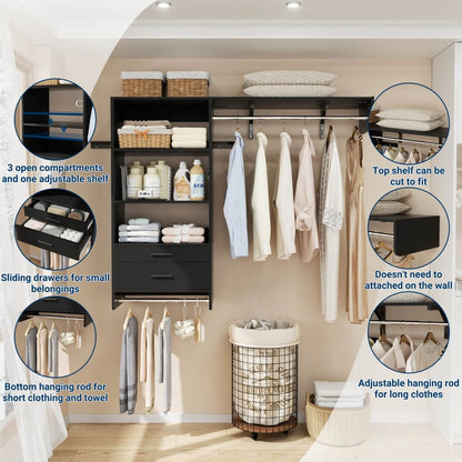 60'' Wide Laundry Wall Cabinet with 2 Drawers