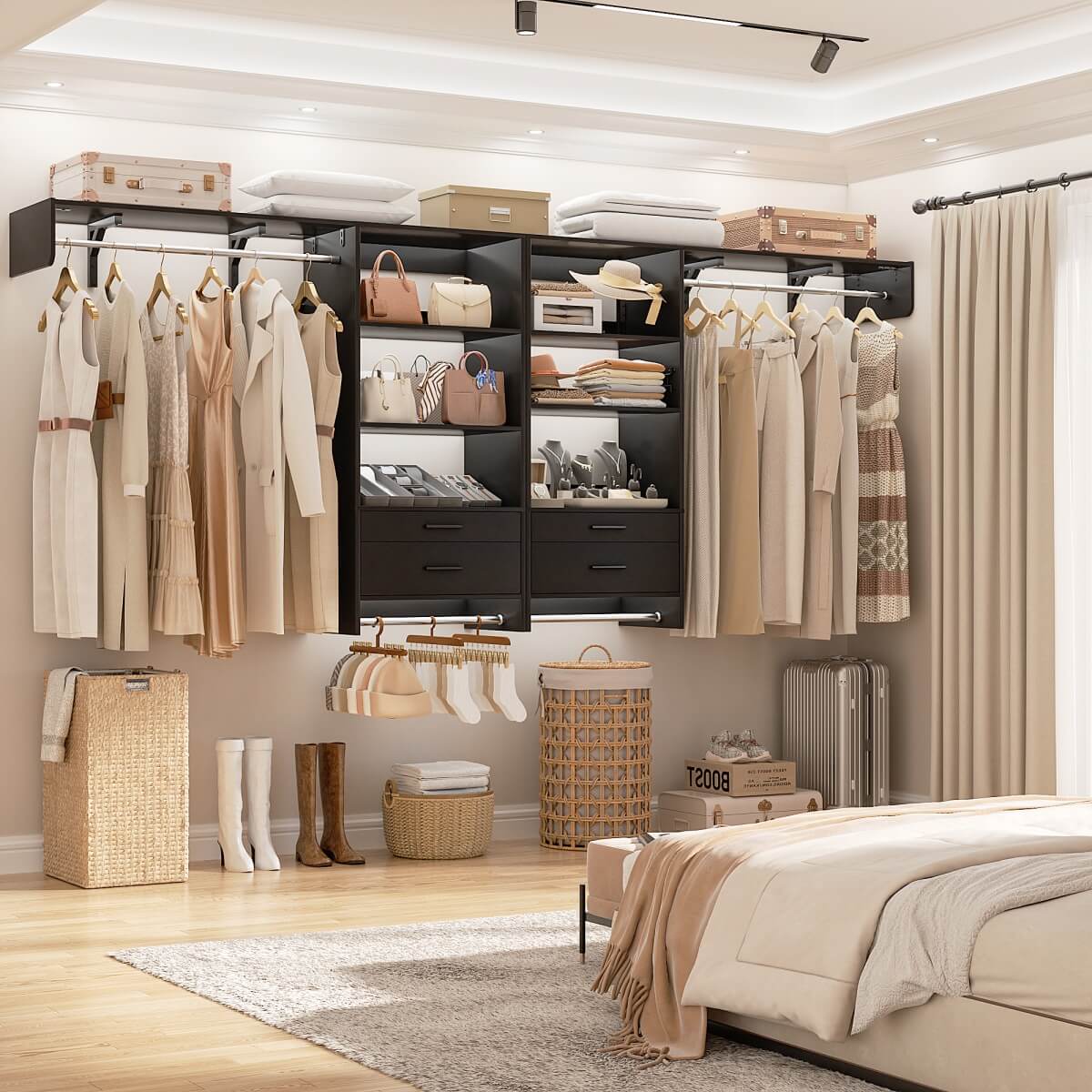 60'' Wide Laundry Wall Cabinet with 2 Drawers