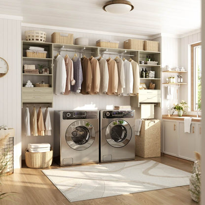 60'' Wide Laundry Wall Cabinet with 2 Drawers