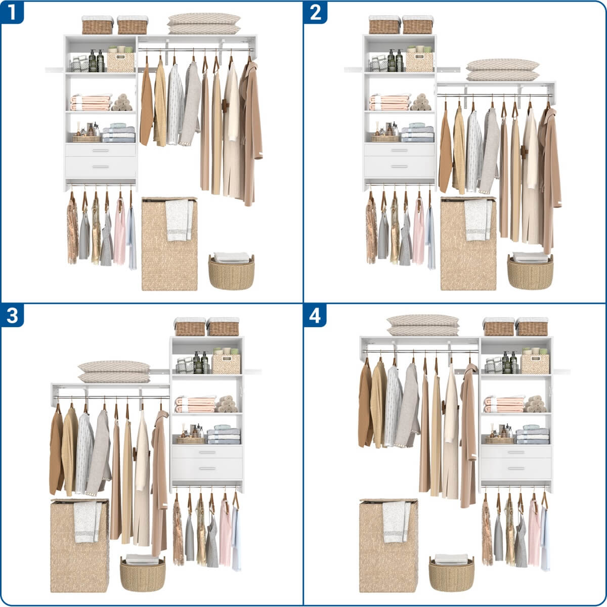 60'' Wide Laundry Wall Cabinet with 2 Drawers