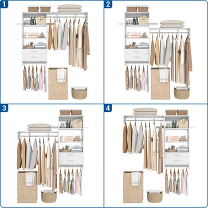 60'' Wide Laundry Wall Cabinet with 2 Drawers