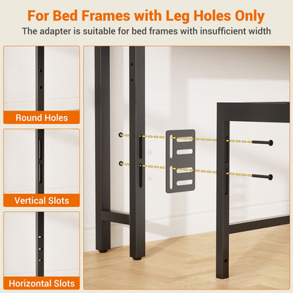 Full Headboard with Charging Station, Storage HeadBoard for Bedframe