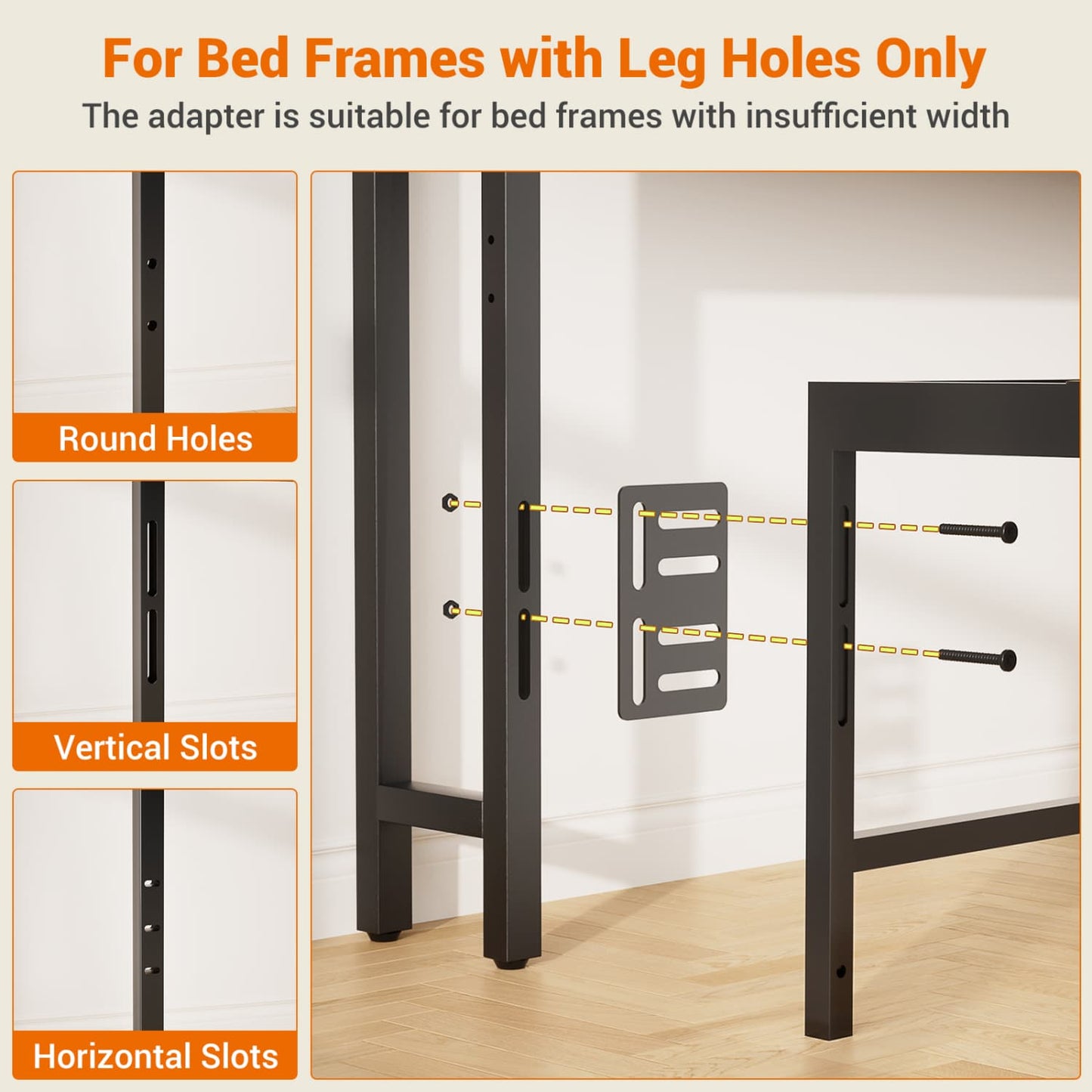 King Headboard with Charging Station, Storage Head Board for Bedframe