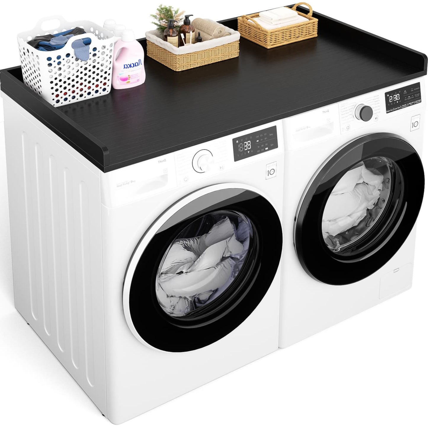 Washer and Dryer Countertop with Non-Slip Pads for Laundry Room