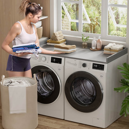 Washer and Dryer Countertop with Non-Slip Pads for Laundry Room