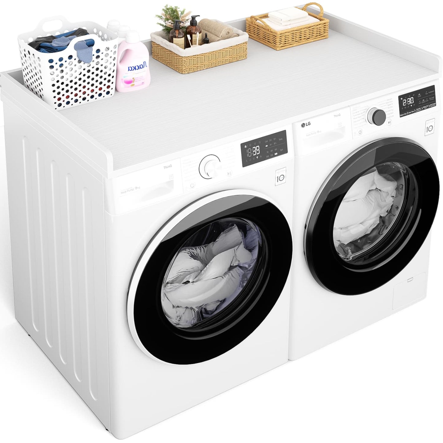 Washer and Dryer Countertop with Non-Slip Pads for Laundry Room